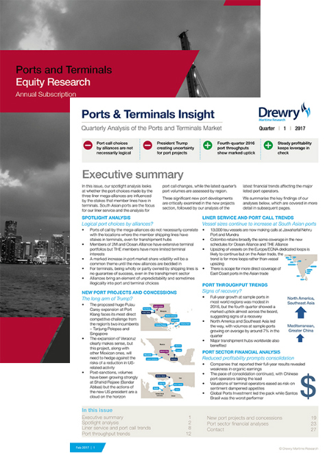 Ports and Terminal Market and Equity Research Package (Annual Subscription)