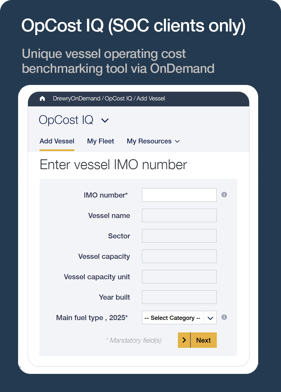 OpCost IQ (Exclusive to SOC clients)